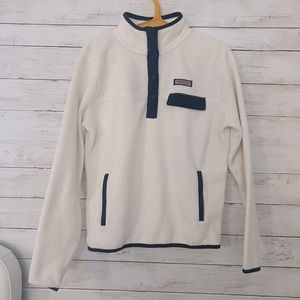 Vinyard vines quarter zip fleece pullover
